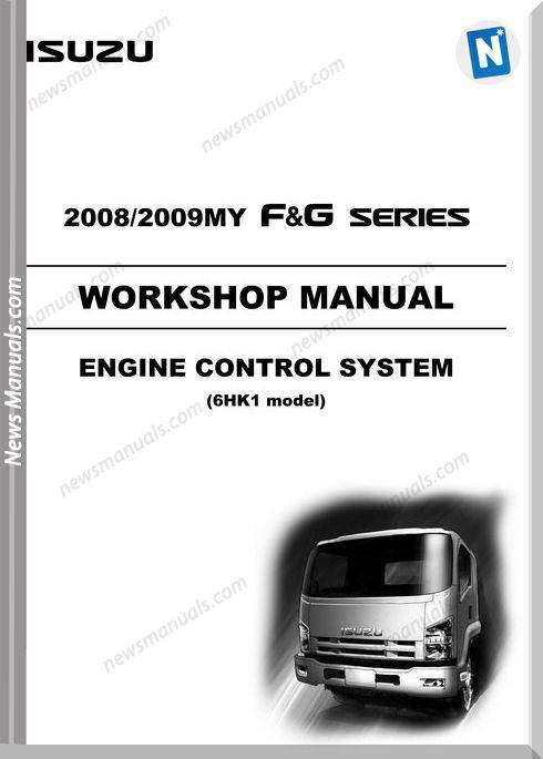 Isuzu Engine 6Hk1 08-09 F G Series Workshop Manual