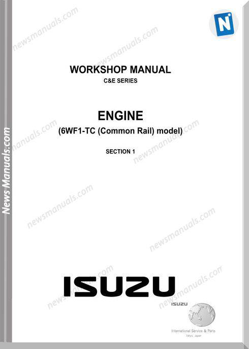 Isuzu Engine 6Wf1-Tc Commanrail Workshop Manual