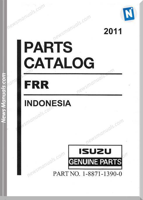 Isuzu Frr Parts Catalog (Engine 4Hk1-Tcc ) 2011