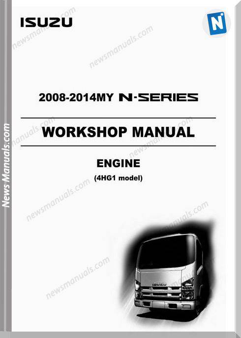 Isuzu N-Series Lg4Hg-We-0871-4Hg1 08-14 Workshop Manual