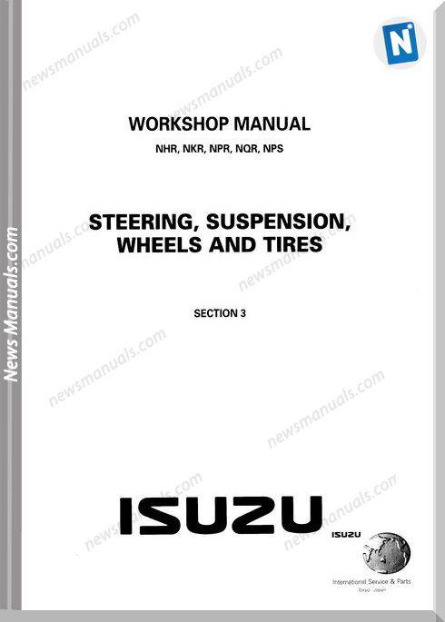Isuzu N Series Steering Suspension Workshop Manual