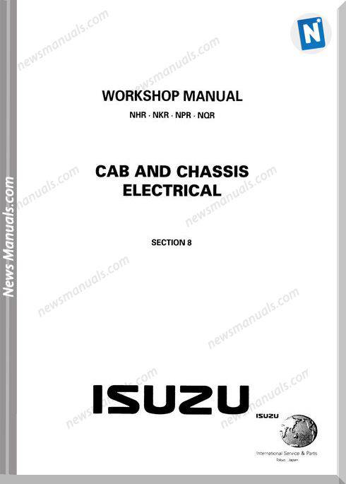 Isuzu Nhr Nkr Npr Nqr Cab Chassis Workshop Manual