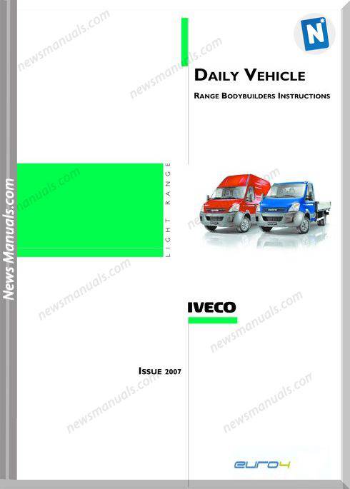 Iveco Daily Range Body Builders Instructions Expansion