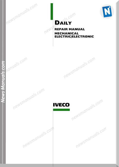 Iveco Daily Repair Manual Maintenance Manual