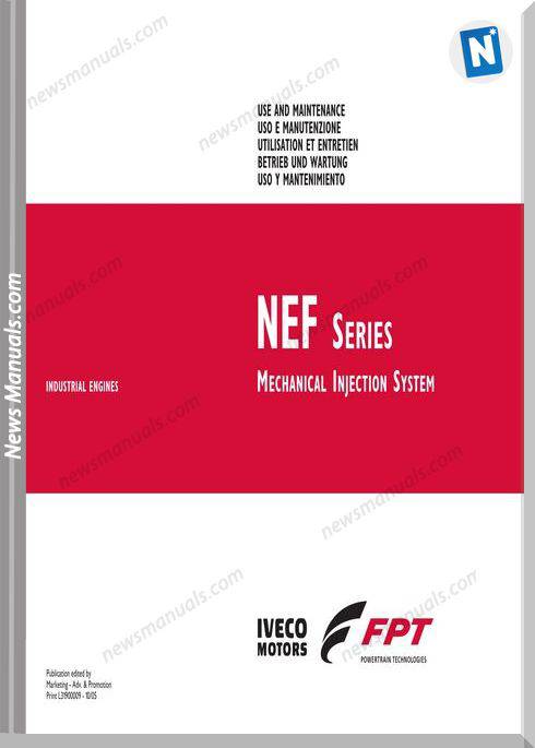Iveco Engine Nef Series Injection Maintenance Manual