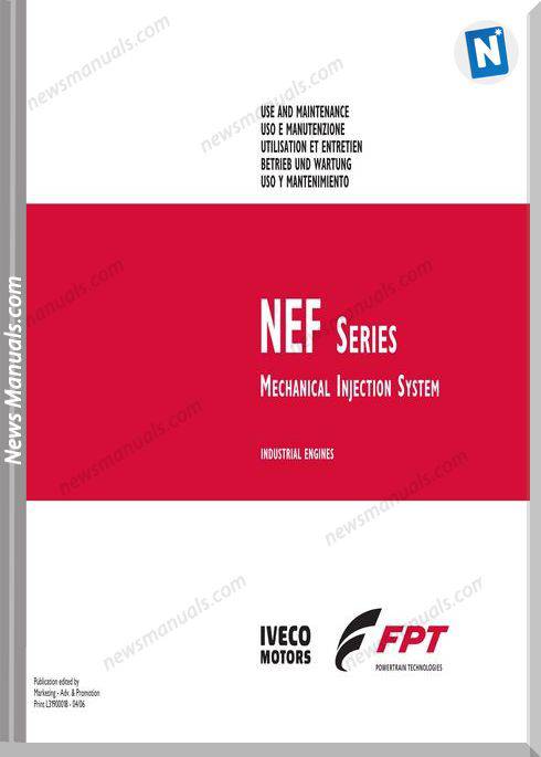 Iveco Engine Nef Series Oct.05 Maintenance Manual