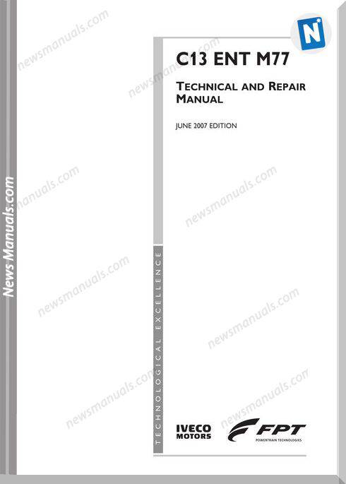 Iveco Engines C13Entm77 Technical And Repair Manual