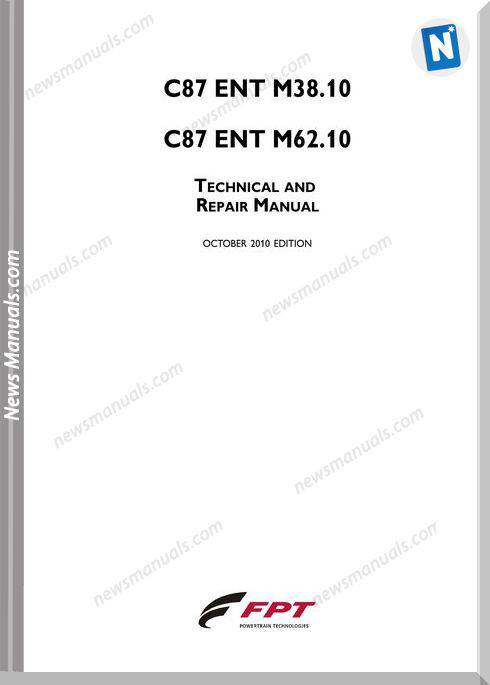 Iveco Engines C87 Ent M38.10 C87 M62.10 Repair Manual