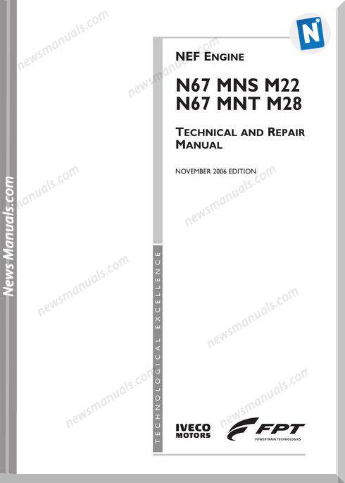 Iveco Nef Engines M67 Mns M22 M67 Mnt M28 Repair Manual