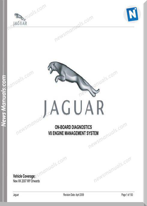 Jaguar On Board Diagnostics 2007-2008 Xk V8 Denso