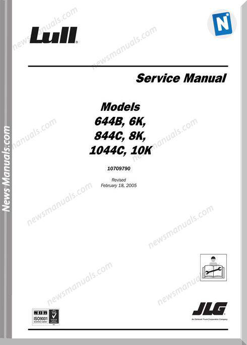 Jlg Service 644B,6K,844C,8K,10K,1044C Service Manual