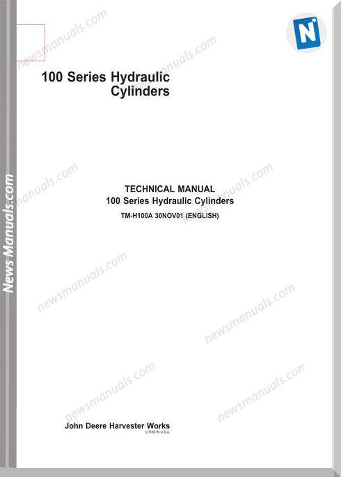 John Deere 100 Series Hydraulic Technical Manual