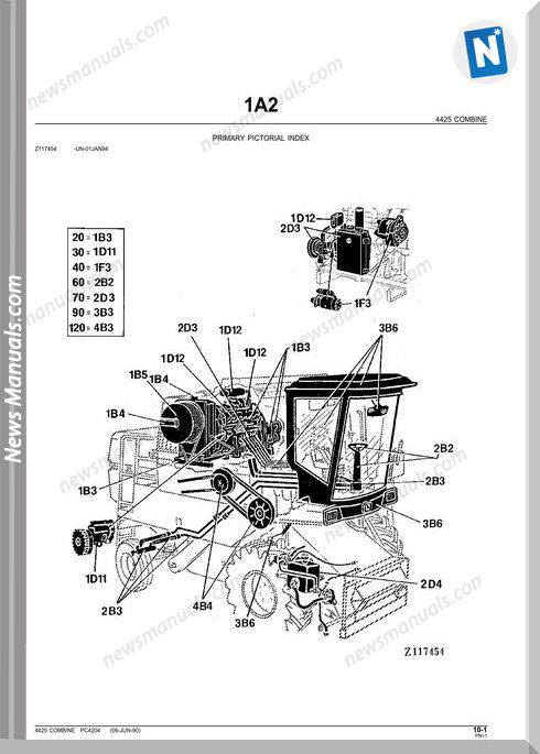 John Deere 4425 Parts Catalog