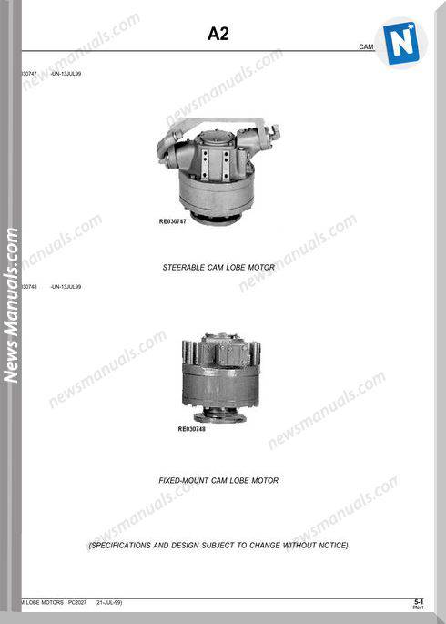 John Deere Cam Lobe Motors Parts Catalog