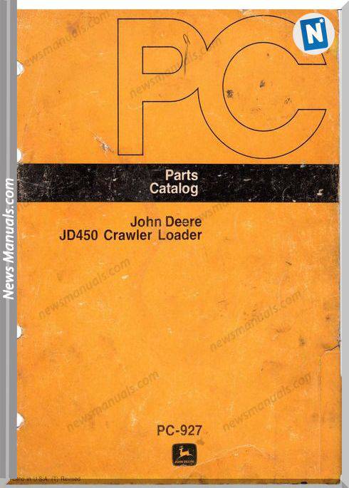 John Deere Crawler Loader Jd450 Parts Manual