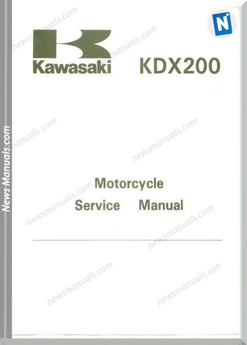 Kawasaki Kdx 200 89 A 94 Service Manual