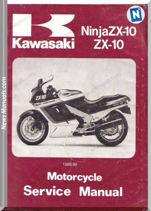 Kawasaki Ninja Zx 10 88 90 Service Manual