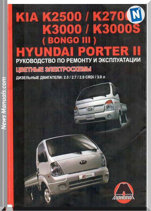 Kia Bongo Iii Models Language Russia Repair Manual