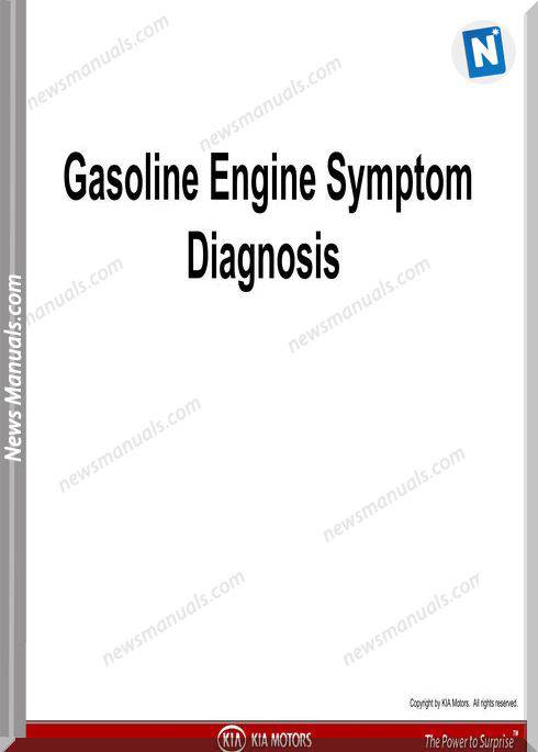 Kia Training Gasoline Engine Symptom Diagnosis 2011