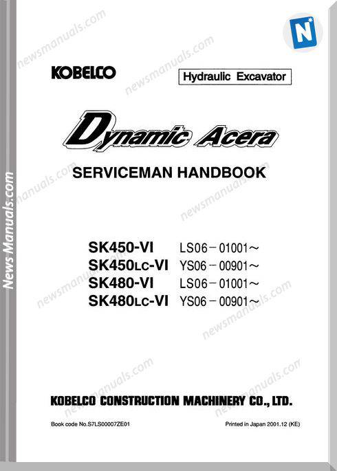 Kobelco 480 6 Serviceman Handbook