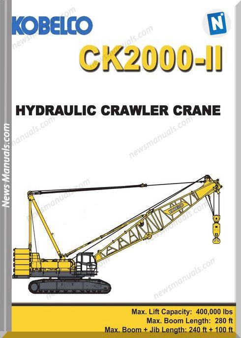 Kobelco Hydraulic Crawler Crane Ck2000 Ii 12 07