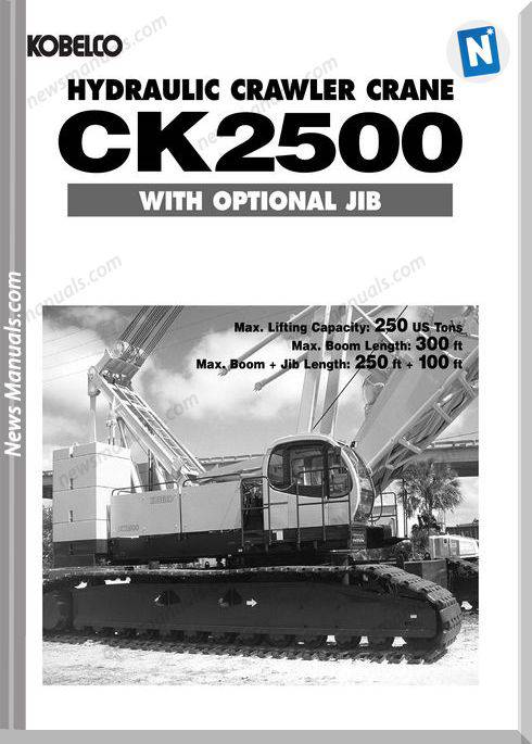 Kobelco Hydraulic Crawler Crane Ck2500