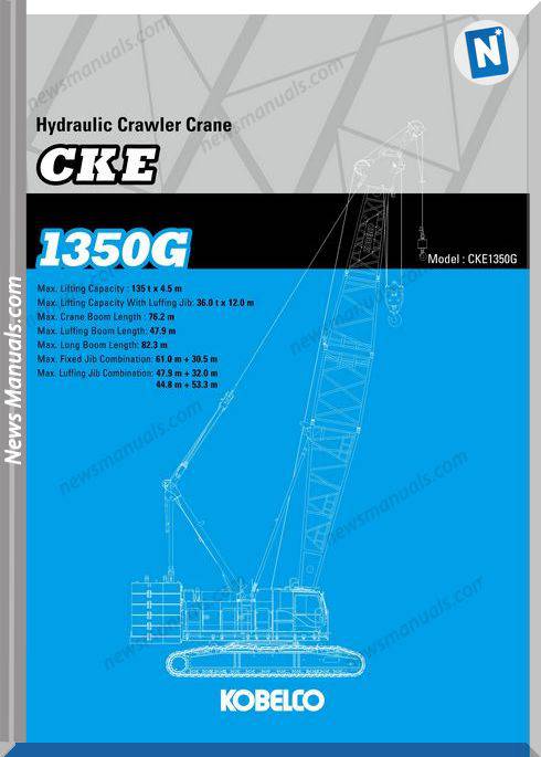 Kobelco Hydraulic Crawler Crane Cke1350G Specifications
