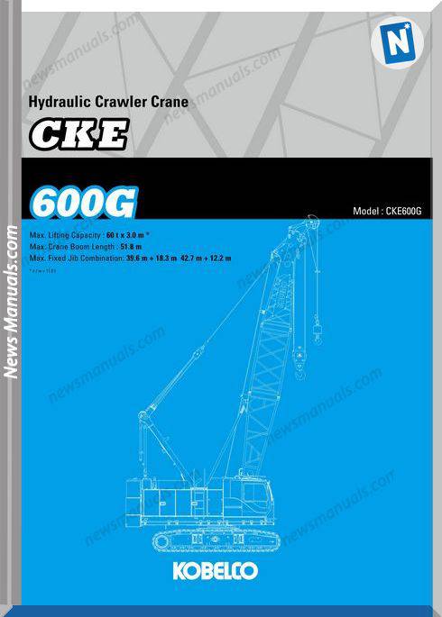 Kobelco Hydraulic Crawler Crane Cke600G Specifications
