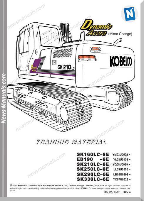 Kobelco Mark 6E Training Manual