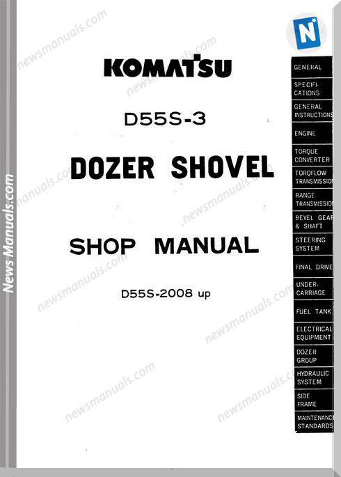 Komatsu Crawler Loader D55S-3 Shop Manual