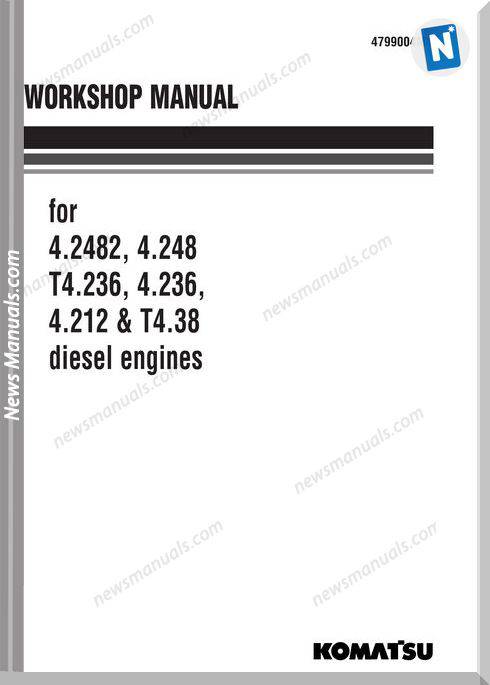 Komatsu Engine 4.212 4.248 T4.236 4.236 Workshop Manual