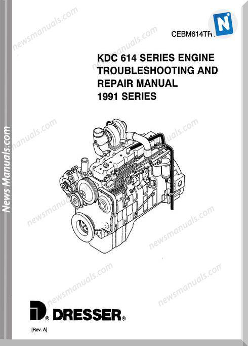 Komatsu Engine 614 Workshop Manuals 3