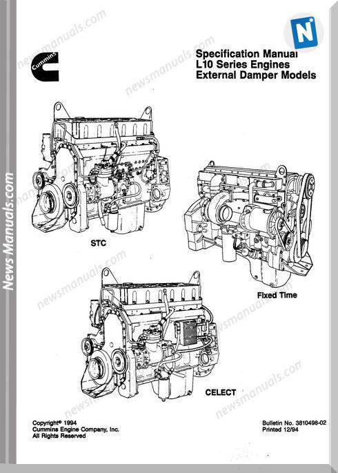 Komatsu Engine Lta 10C Workshop Manuals 3