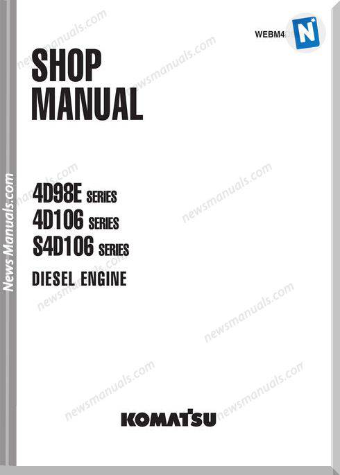 Komatsu Engine S4D106 Workshop Manuals 1