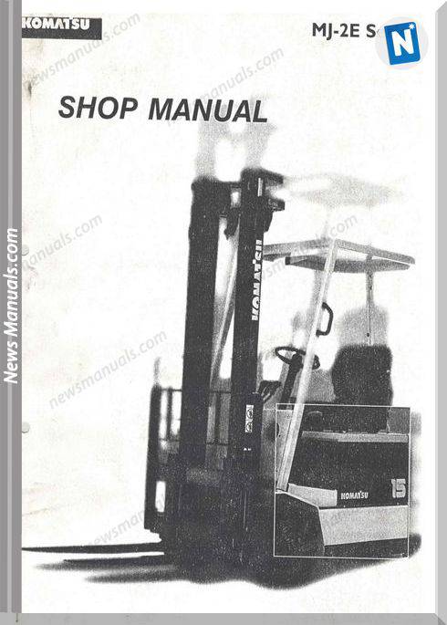 Komatsu Forklift Fb13-15Mj-2E S.Mj-2E Shop Manual