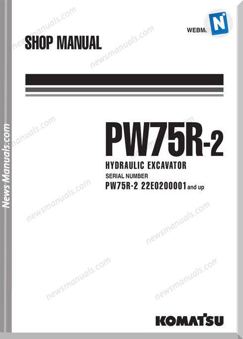 Komatsu Pw75R2 Shop Manual