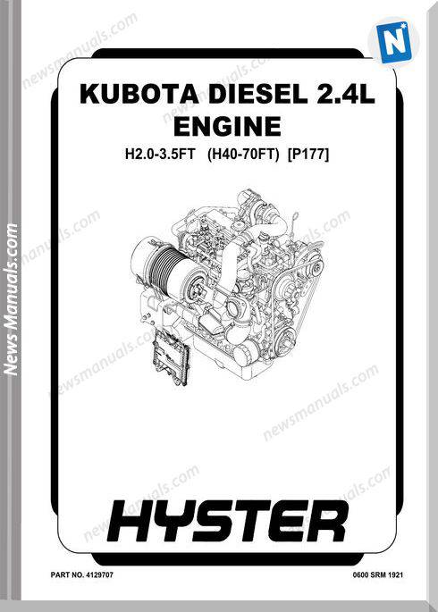 Kubota Diesel 2.4L Engine Service Manual