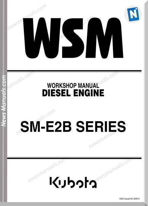 Kubota Diesel Engine Sm-E2B Series Workshop Manual