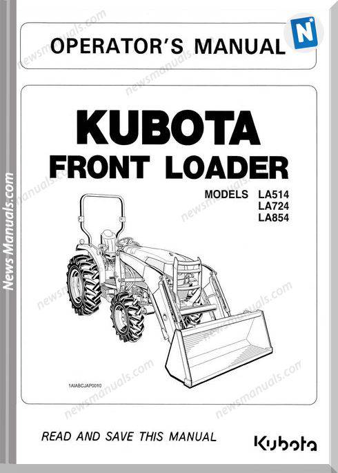 Kubota Front Loader La Series Operation Manual
