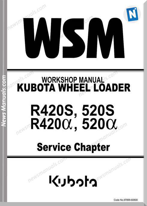 Kubota Series R20S Service Workshop Manual