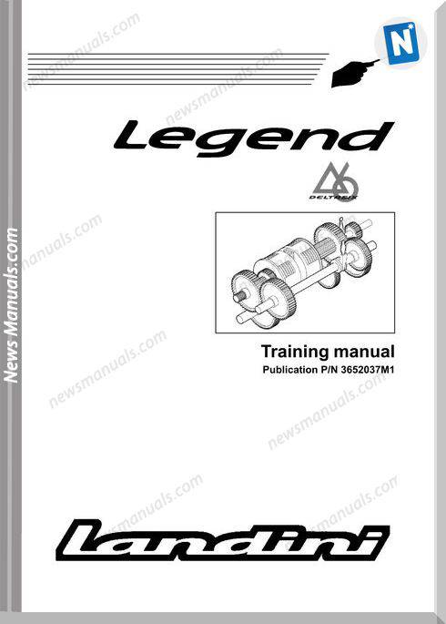 Landini Legend Training Manual 2