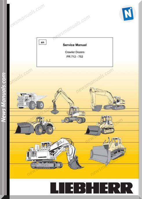 Liebherr Crawler Dozers Pr 712-752 Service Manual