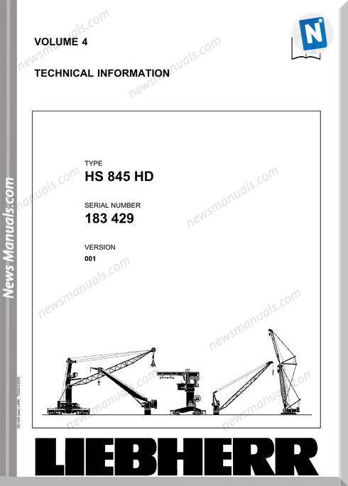Liebherr Hs 845 Hd Technical Information