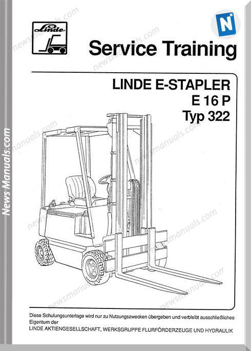 Linde Er 18 Forklift Service Manual