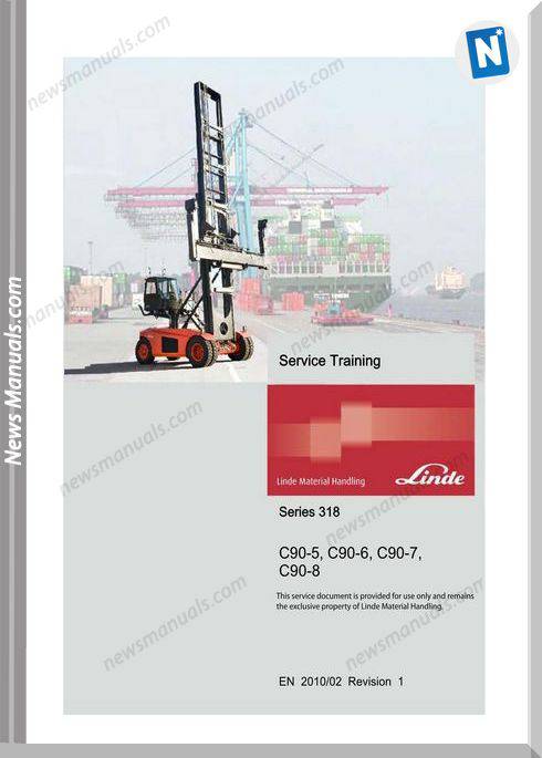 Linde Material Handling C90 Series 318 Service Training