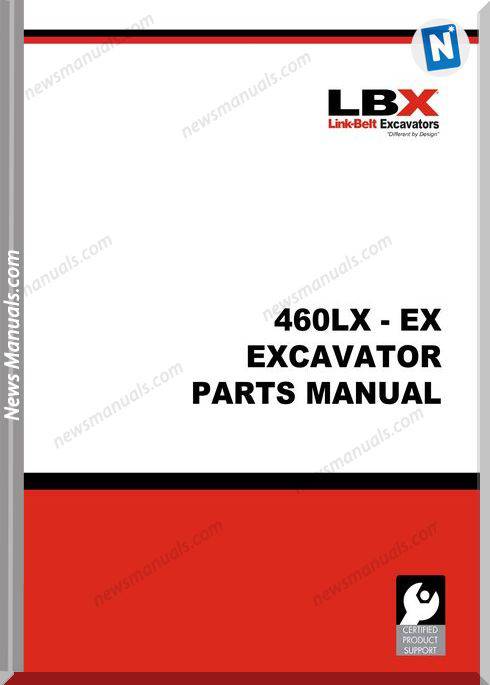 Linkbelt Excavators 460 Lx Part Manual