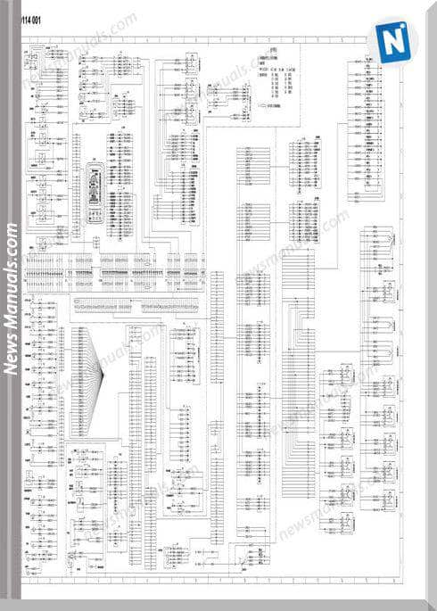 Liugong Clg908C Excavator Electrical Schematic