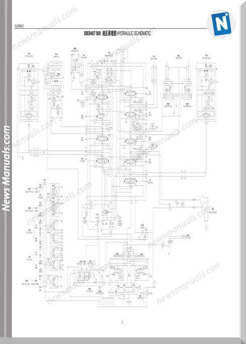 Liugong Clg925lc Excavator Hydraulic Wiring Diagram