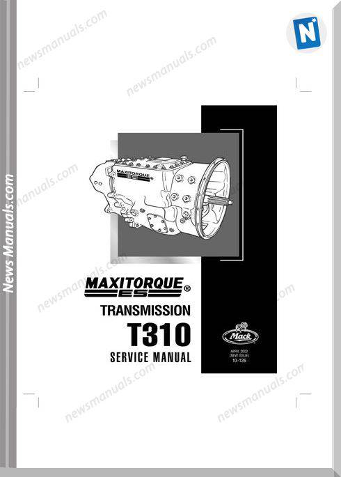 Mack Maxitorque Transmission T310 Service Manual