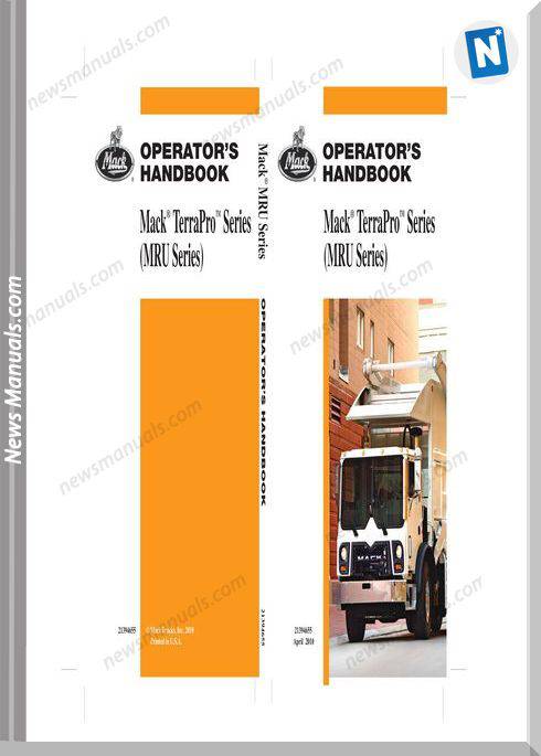 Mack Operators Handbook Mack Terrapro Series Manual
